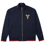 Nike SS24 Kobe Seeria Moodne Logo Seisukrae T&otilde;mblukuga Pikkade Varrukatega Jakk Meeste Jakk Punane Must FZ0937-475 XL