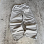 RogueWave Moetrendi br&auml;nd High street spordip&uuml;ksid mehed Y2k laiad sirged p&uuml;ksid Hip hop Ameerika paar Gooti vintage p&uuml;ksid S