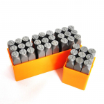 Teraskirja ja numbrite l&ouml;&ouml;ktemplite komplekt, 2-10mm, A-Z, graveerimistemplid Number 12mm 0-8 (6/9 interchangeable)