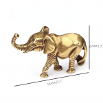 Antiikpronks miniatuursed elevandi kujukesed tee lemmiklooma laua kaunistused tahke vask loomade k&auml;sit&ouml;&ouml; kodukaunistus elutuba