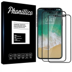 Film de protection d'&eacute;cran - PHONILLICO - iPhone 11 PRO MAX - Pack de 2 - Verre tremp&eacute; - R&eacute;sistant aux rayures must