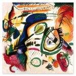 Obraz na pł&oacute;tnie Kandinsky reprodukcje 50x50 cm