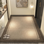 Sissek&auml;igumatt Esik Mustust H&uuml;lgav Kulumiskindel Libisemisvastane Jalamatt 120 * 160cm