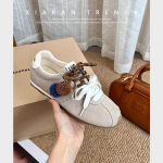 Miu kodu pakub sama pehme tallaga kergeid Forrest Gump kingi naistele, moespordi ja vabaaja jalatseid, mitmek&uuml;lgseid nahast retro Saksa t 36 aprikoosi