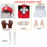 Klee Cosplay Kost&uuml;&uuml;m Klee R&otilde;ivad Kleit M&uuml;ts Parukas Halloween Karneval Komiks Naistele Comic Con XS