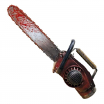 Koopia rekvisiit - SYNDICATE COLLECTIBLES - Ash'i mootorsaag - 71 cm - Heliefektid - Kollektsion&auml;&auml;r
