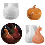 3D Halloweeni k&otilde;rvitsa silikoonvorm DIY k&uuml;&uuml;nalde valmistamise tarvikud vaigust seebi kingivorm kodukaunistus