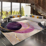 Kuldne geomeetriline vaip elutuppa Suur ala Moodne kaunistus Kodused vaibad magamistuppa Pehme libisemiskindel 200x300 Salongi diivanimatt 60*90cm