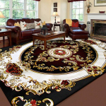 Retro Luksuslikud Pehmed Vaibad Elutuppa Euroopa Dekoratsioon Diivani Ala Libisemiskindlad P&otilde;randamatid Magamistuba Imeilus Vaip Kohandatav 80*160cm