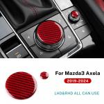 Mazda 3 Axela 2019-2025/CX-30 2020-2025/CX-50 2022-2025 jaoks Ehtne Pehme S&uuml;sinikkiust Kleebis Auto Keskjuhtimispuldi Nupu Dekoratsioon For Mazda 3 2019-25