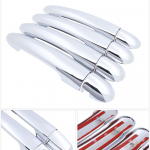 for Renault Grand Modus 2004 2005 2006 2007 2008 2009 2010 2011 2012 Chrome Door Handle Cover Exterior Car Stickers Accessories 4 Button 4 Door