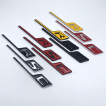 3D ABS kroom must kollane punane auto tagumise pakiruumi embleem logo GT RSC embleem Mercedes AMG GTR GTC GTS C190 autokleebistele Silver Red S