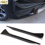 Fit For BMW X1 F48 gloss black Front Fog Light Lamp strip cover trim 2pcs gray
