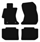 Dywaniki welurowe BASIC czarne do: Subaru Impreza IV hatchback, sedan (2011-2016)