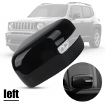 Auto tahavaatepeegli kate Jeep Renegade 2015- jaoks L&auml;ikiv must tahavaatepeegli korpus suunatulega 1pc Left