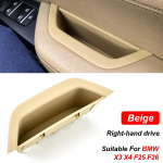 For BMW X3 X4 F25 F26 2011-2017 51417250306 New Interior DoorLHD RHD Pull Handle Armrest Panel Cover Storage box Beige-RHD