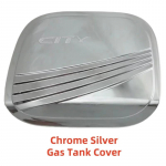 Car upgrade Chrome Accessories Plated Gas Tank Cover Trim Paste Style For Honda City 2014 2015 2016 2017 Decoration Chrome