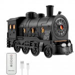 Aromaatiline niisutaja retrodisainis 300 ml, USB-toitega ja ohutu kasutada must