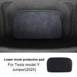 Flannel Front Rear Trunk Mats For Tesla Model Y 2025 Model y Juniper Anti-slip Pads Protective Cover Cargo Liner Tray Floor Mat Rear Trunk Lower