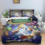 Alice Imedemaal Tekikott Komplekt Lastele Kodu Poistele T&uuml;drukutele Multikas Koost&ouml;&ouml;s Valmistatud Moodne 2-osaline Voodipesu Komplekt EU Single(135*200cm)3pcs