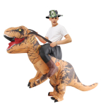 T&auml;iskasvanute ja laste T-Rex dinosaurus t&auml;ispuhutavad kost&uuml;&uuml;mid Purim Halloween j&otilde;ulud Maskott Anime pidu Cosplay kost&uuml;&uuml;m Kleit Peened &uuml;likonnad Fit Height 120-145cm&T-REX beige
