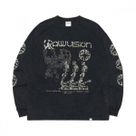 Nomanual Long Sleeve Tee  Washed Black M