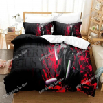 Anime Tulevikup&auml;evik Yuno Gasai Voodipesukomplekt Magamistuba Pehme Kaasaegne Voodikatted Mugav Tekikott Tekikott ja Padjap&uuml;&uuml;r EU Single(135*200cm)3pcs