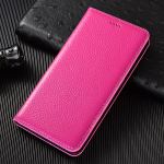 Litchi Ehtne Nahast Klapp&uuml;mbris iPhone'ile 7 8 Plus X XS XR 11 12 13 14 15 16 16E Pro Plus Max Telefonrahakott&uuml;mbrised iPhone 13 Heleroosa