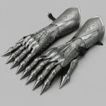 40,64 cm s&ouml;&ouml;vitatud keskaegne Nazguli kindakinnaste komplekt gooti r&uuml;&uuml;tli soomusringwraith LARP Cosplay Halloweeni kost&uuml;&uuml;mi rekvisiit