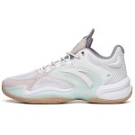 Anta Hear Wave 3 Cushioning Slip Resistant Low top Basketball Shoes Men's Gray White 112131608-5 44.5