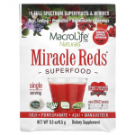 Macrolife Naturals, Miracle Reds, Supertoit, Goji marjad, Granaat&otilde;un, Acai, Mangustan, 0,3 untsi (9,5 g)