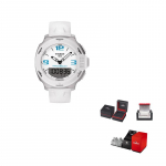 TISSOT Tengzhi kollektsiooni kvartsmehhanismiga naistekell 42,2 mm valge sihverplaadiga roostevabast terasest korpus T081.420.17.017.01 Regular Watch Box