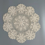 1 tk vintage heegeldatud salvr&auml;tik 60 cm &uuml;mmargune laudlina shabby chic heegeldatud alusmatt k&auml;sitsi valmistatud pulma&uuml;rituse dekoratsioon 60CM