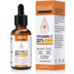 ELBBUB C-vitamiini seerum 20% - V&otilde;imas ja t&auml;iustatud koostis 30 ml H&uuml;aluroonhape vananemisvastane