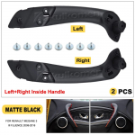 For Renault Megane 3 III Fluence 2008-2016 Interior Front Left Right Inner Door Handle ide outer Cover 809600015R 197012651 Black-inside-L-R