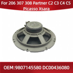 9807145580 Fit for Peugeot 206 307 308 Partner for Citroen C2 C3 C4 C5 Picasso Xsara Door speaker car horn Front