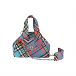 Vivienne Westwood Eemaldatav Reguleeritav Kett-&Otilde;larihm Saturnuse Logo Bowlingukott Tikitud Ruuduline Villane Minik&auml;sikott 4201008EW00H6G201 Basic Set (Bag+Dust Bag)