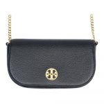 Tory Burch Chelsea Magnetilise Kl&otilde;psuga Klapiga Nahast &Otilde;la- v&otilde;i Crossbody Kott V&auml;ike Naiste kotid Must 153566-001 Basic Set (Bag+Dust Bag)