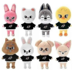 Laste Skzoo Stray Kids 8-osaline pehmed m&auml;nguasjad Kogutav t&auml;idisega m&auml;nguasi Kawaii kingitus