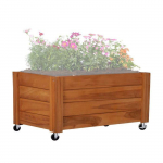 Rattaga lillekast - Divit FC58 - T&auml;ispuit - Ristk&uuml;likukujuline 78 x 52 x 40,5 cm - Kaitstud siseosa