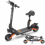 KUKIRIN G2 PRO - Kokkupandav elektriline t&otilde;ukeratas - 9 rattad - 600W mootor - 48v 15Ah aku - S&otilde;iduulatus 55KM &ndash; Must