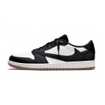 Travis Scott x Jordan Air Jordan 1 madalad Vintage Korvpallijalatsid Unisex Must Valge DZ4137-700(Team958-7.0Low) 40.5