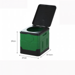 Kokkupandav WC Telkimiseks Kokkupandav WC Kaasaskantav Autokopp Ruumis&auml;&auml;stlik V&auml;ljas Matkamine Reisimine 31.5*27*29cm