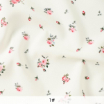 0,5 m / 1 m / 2 m pehme roosiga tr&uuml;kitud &scaron;ifoonkangas suvekleitide, s&auml;rkide, voodipesu &otilde;mblemiseks, k&auml;sit&ouml;&ouml; DIY riidekangaid TJ22839 50x160cm