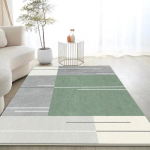 Kaasaegne Minimalistlik Roheline Vaip Libisemisvastane Pestav Suur Vaip Elutuppa Magamistuppa Geomeetriline Dekoratsioon 140*200cm