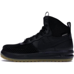 Nike Lunar Force 1 Comfortable Cushioning, Wear Resistant High top Kids' Skateboarding Shoes Black Teenagers 882842-001 40 black