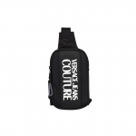Versace Jeans Couture Valge Logotr&uuml;kiga Nailonist Rinnakott Meeste Kotid Must 71YA4B9B-ZS108-899 Basic Set (Bag+Dust Bag)