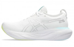 ASICS Gel Nimbus 25 Valge Puhta H&otilde;bedaga Kollane Naiste 1012B356-105 39.5