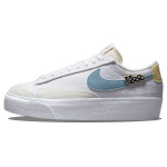 Nike Blazer Low Platform Next Nature Air Sprung Naiste Tennised Valge Roosa-Oxford Hele-Kreemjas DJ6376-100 38.5
