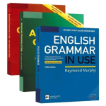 3 raamatut: Elementary English Grammar, Advanced Essential English Grammar In Use, English Test Preparation Exercises raamat on valikuline 1 set of three books